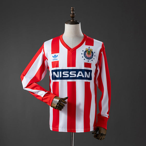 Chivas Guadalajara - Home Retro 1990/91 Long Sleeve Jersey