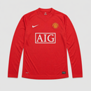 Manchester United - Retro Home 2007/08 Long Sleeve Jersey