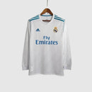 Real Madrid - Retro Home 2017/18 Long Sleeve Jersey