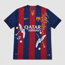 Barcelona - Retro Home 2014/15 Embroidered Jersey