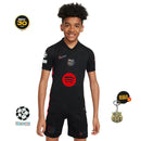 SET Barcelona Kids AWAY KIT 24/25 - BLACK *OFICIAL* + 5 GIFTS 🎁