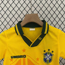 Jersey Brasil 1998 - Kids (Short Included) RETRO - LUXSHOP STORE