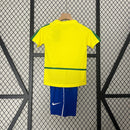 Jersey Brasil 2002 - Kids (Short Included) RETRO - LUXSHOP STORE