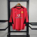 Jersey Manchester United (Long Sleeve) 02/04 Retro - LUXSHOP STORE