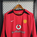 Jersey Manchester United (Long Sleeve) 02/04 Retro - LUXSHOP STORE
