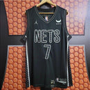 Jersey NBA Brooklyn Nets Kevin Duran 2023 Preta - Lux Shop